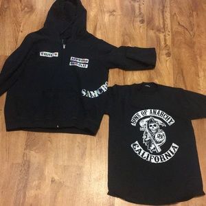 *ONE OF A KIND* Sons of Anarchy Jacket & Shirt